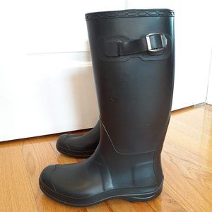 Tall Black Rain Boots